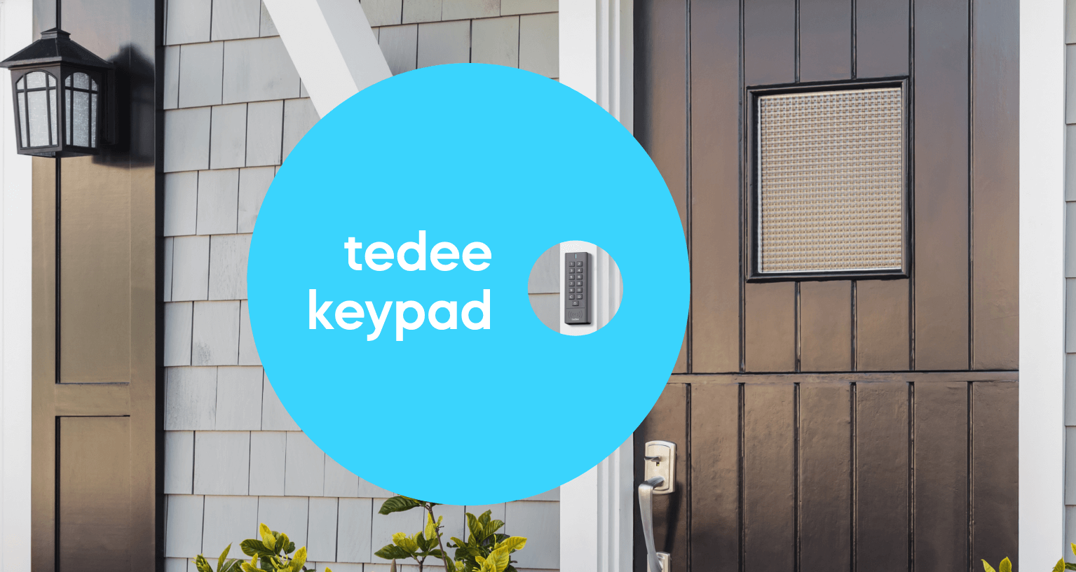 Tedee smart lock. Unlock your door with your smartphone! 