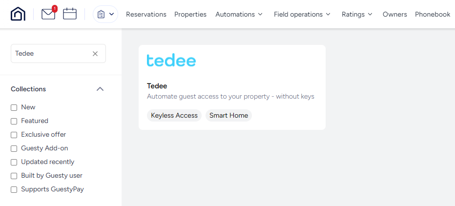 Guesty 4 tedeeguesty