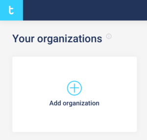 tedee portal - tilføj organisation