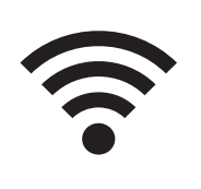 Ícone de fonte de internet Wi-Fi