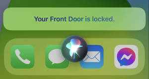 your front door is locked notification