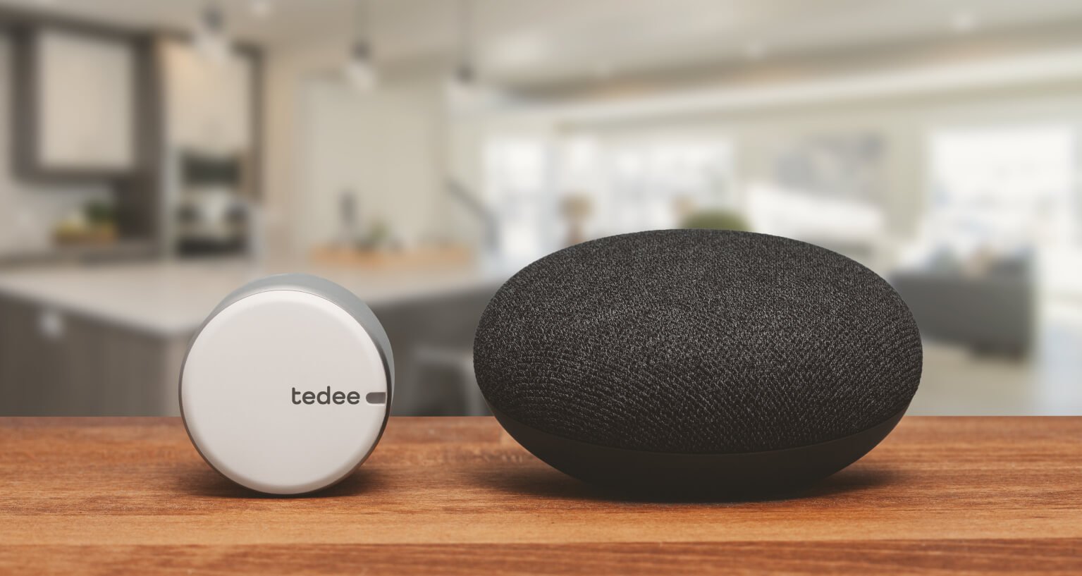 google home and tedee smart lock set