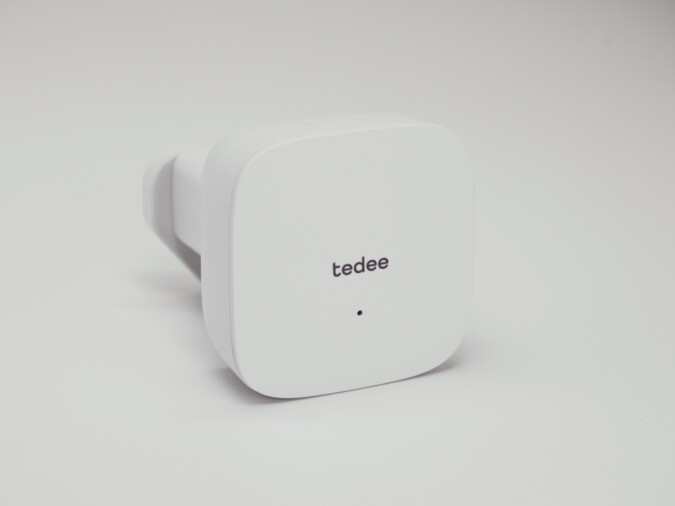 Tedee Bridge: A sleek, modern smart home device featuring a compact design