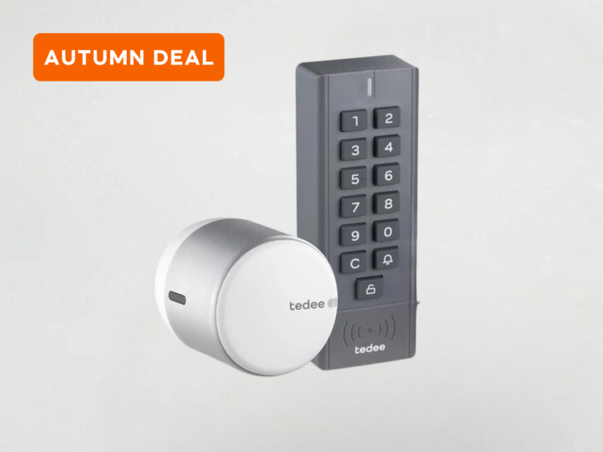 Tedee GO Keypad Bundle (Sølv/hvid)