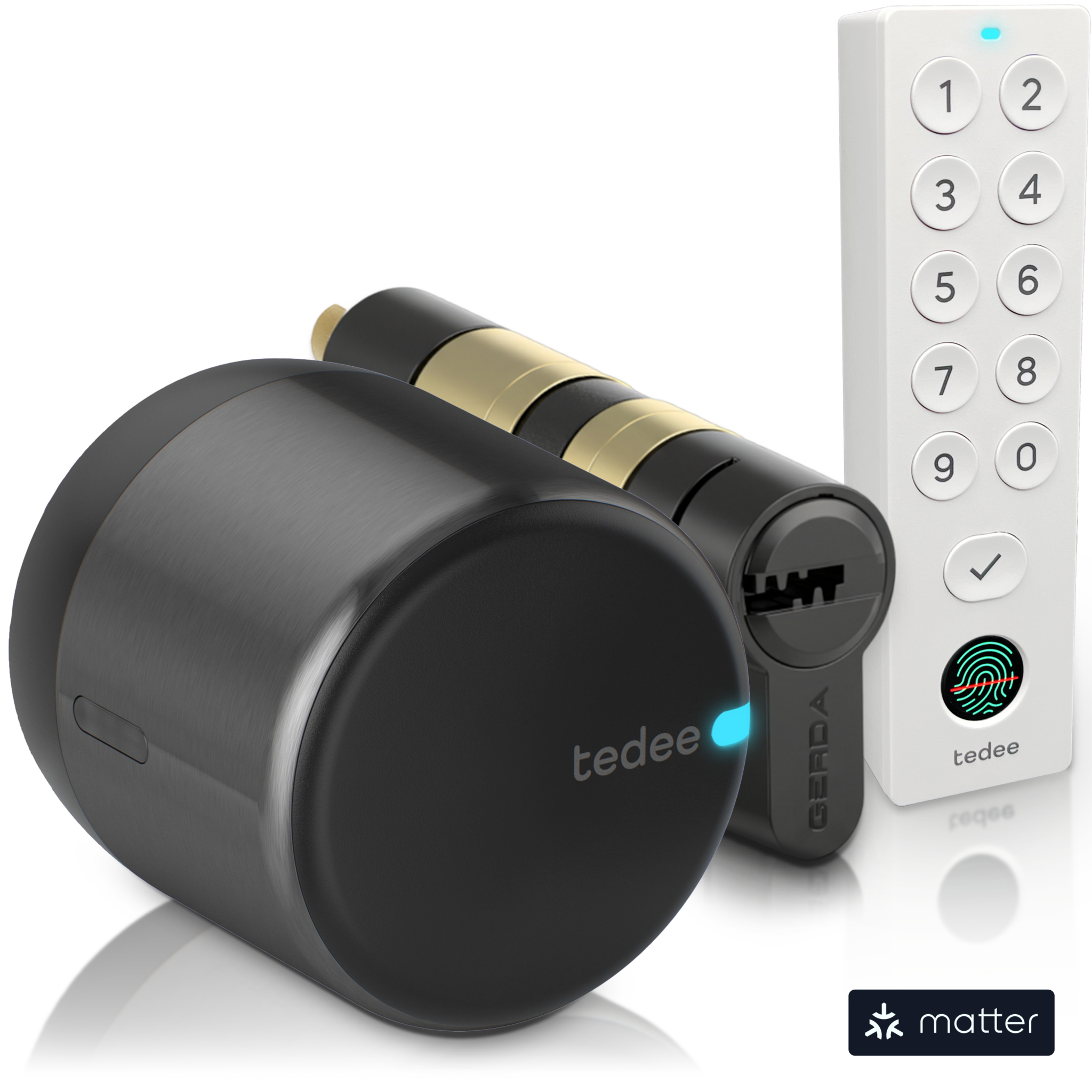 Tedee GO2 Cylinder Keypad Bundle | tedee.com