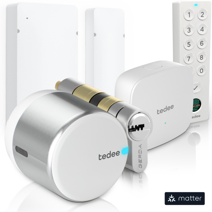 Tedee GO2 Door Sensor Zylinder Full Bundle