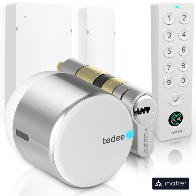Tedee GO2 Door Sensor Zylinder Keypad Bundle
