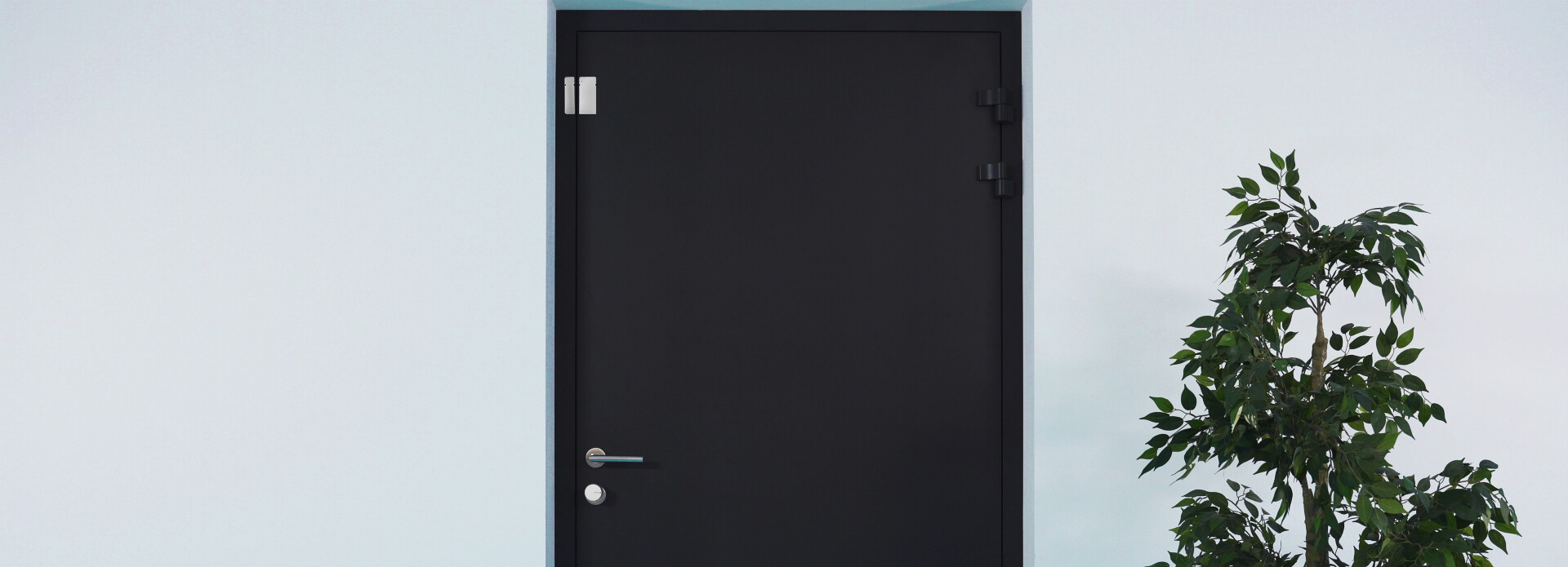 Tedee Door Sensor on the doors
