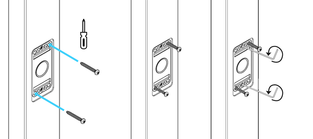Tedee Biometric Module 31 KB BiometricModule unscrewing