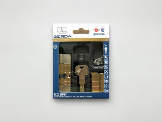European modular cylinder | EXXO SMART out31-62/31-62ins (Nickel