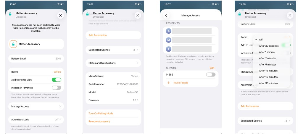 Tedee GO(2): Matter 18 matterapplehome Photoroom 5