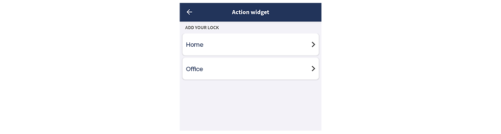Mobile widgets: Android 8 AddYourLock