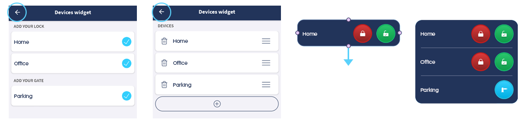 Mobile widgets: Android 19 devices widget setup 1